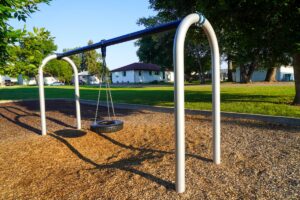 tire swing at 23rd Street Park