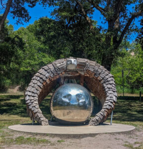 eagle statue at Steamboat Park