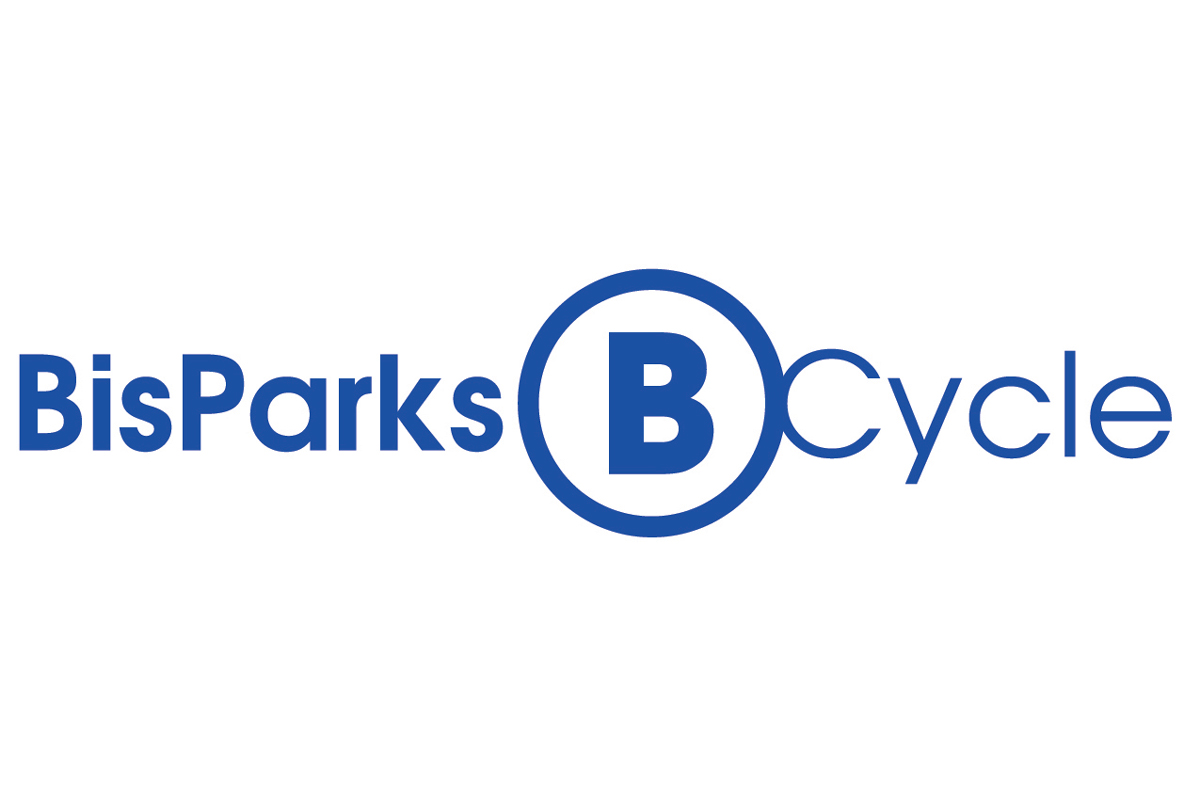 BisParks BCycle logo in blue