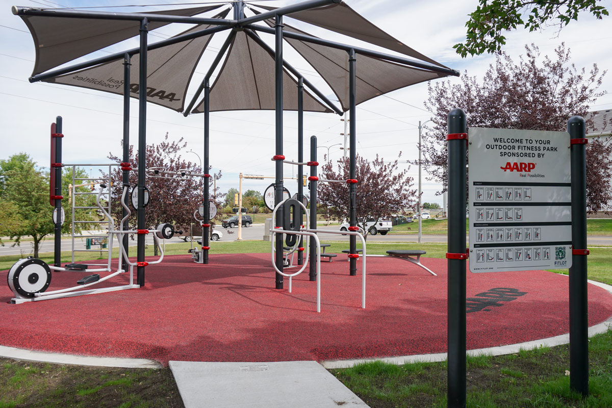 Jaycee Centennial Park AARP FitLot (outdoor fitness park)