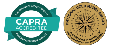 CAPRA Accredited logo, National Gold Medal Award logo
